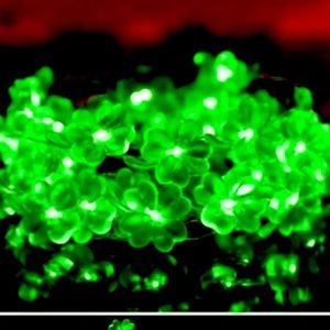 🆕 St. Patrick’s Day LED Green Irish Shamrock String Lights